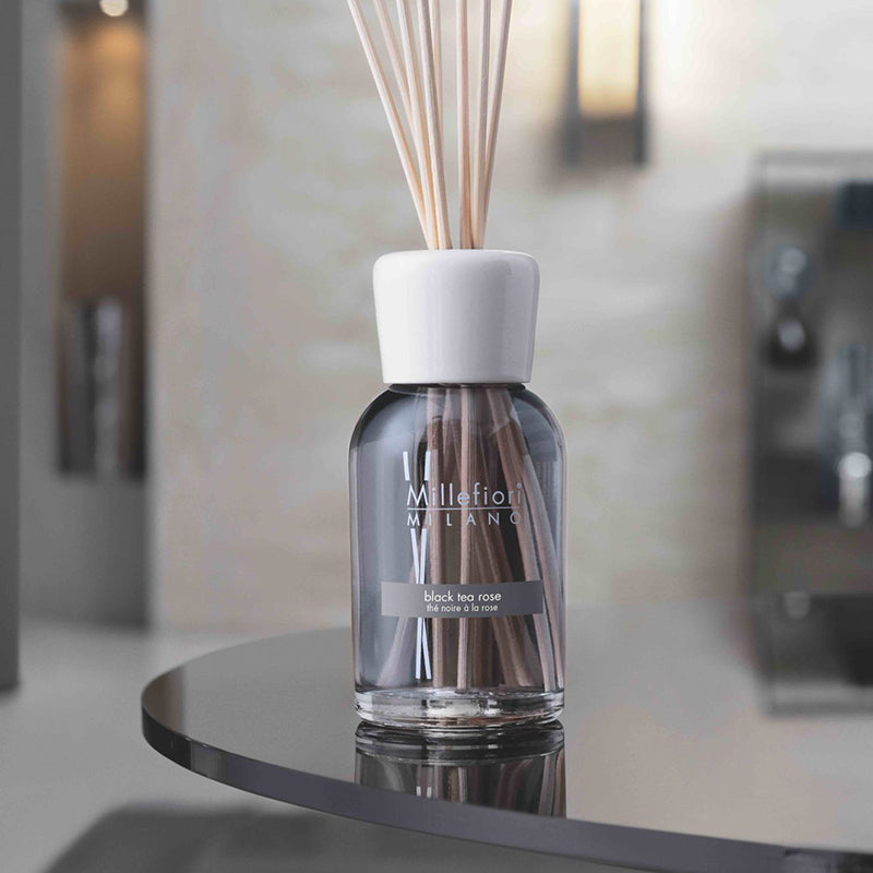Millefiori Milano Natural Diffuser In Black Tea Rose
