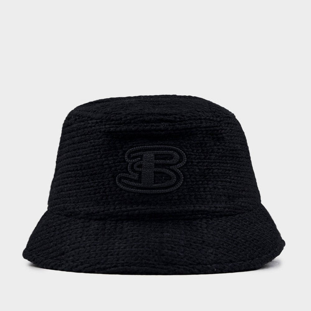 Ben Sherman Crochet Knit Hat In Black