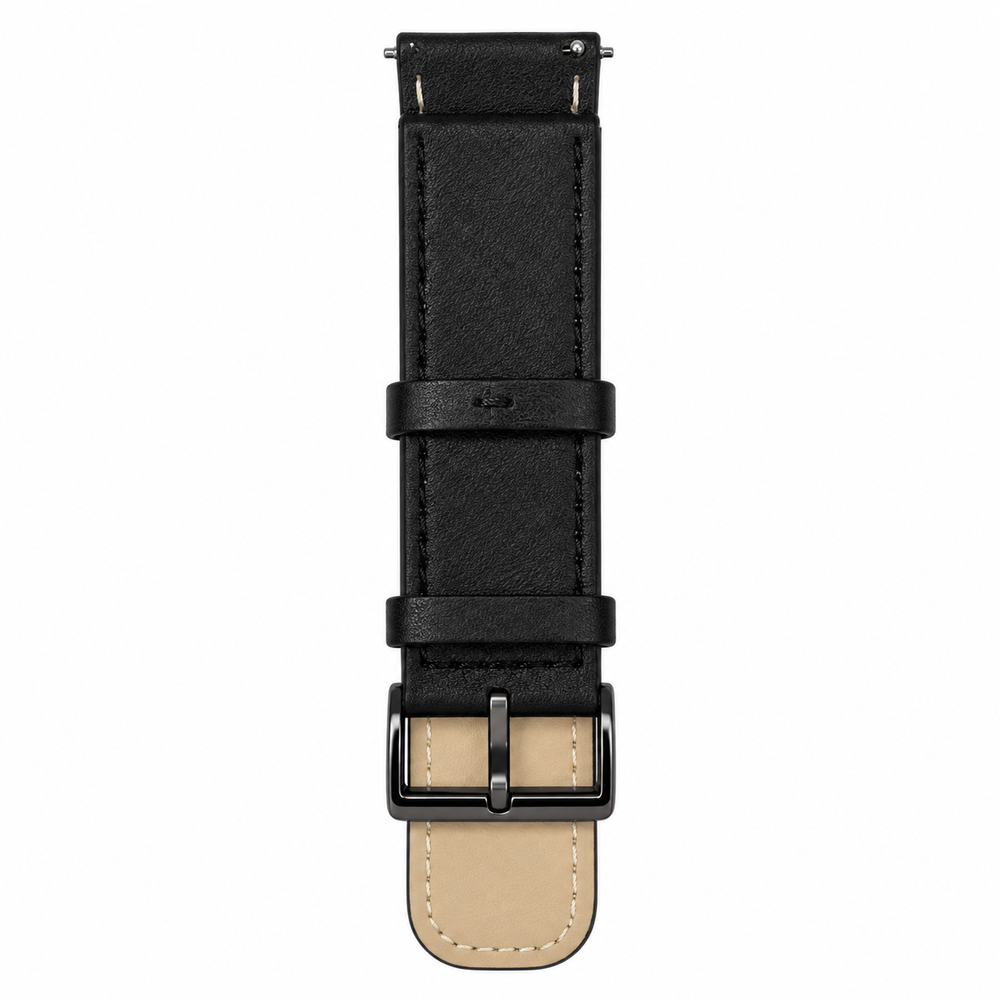 Ciga Unisex R Series Leather Strap In Black