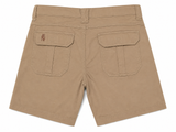 Boerboel Mens Adjustable Kalahari Shorts In Bark