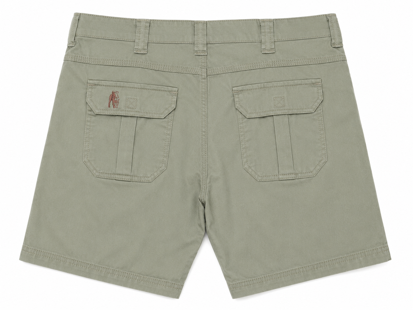 Boerboel Mens Adjustable Kalahari Shorts In Olive