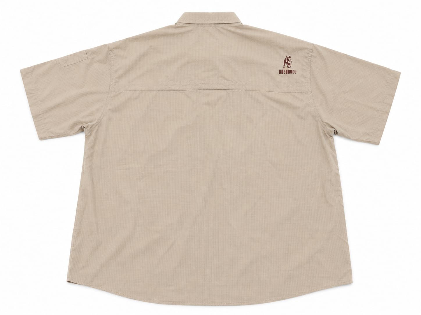 Boerboel Mens Gariep Short Sleeves Shirt In Khaki