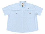 Boerboel Mens Gariep Short Sleeves Shirt In Sky Blue