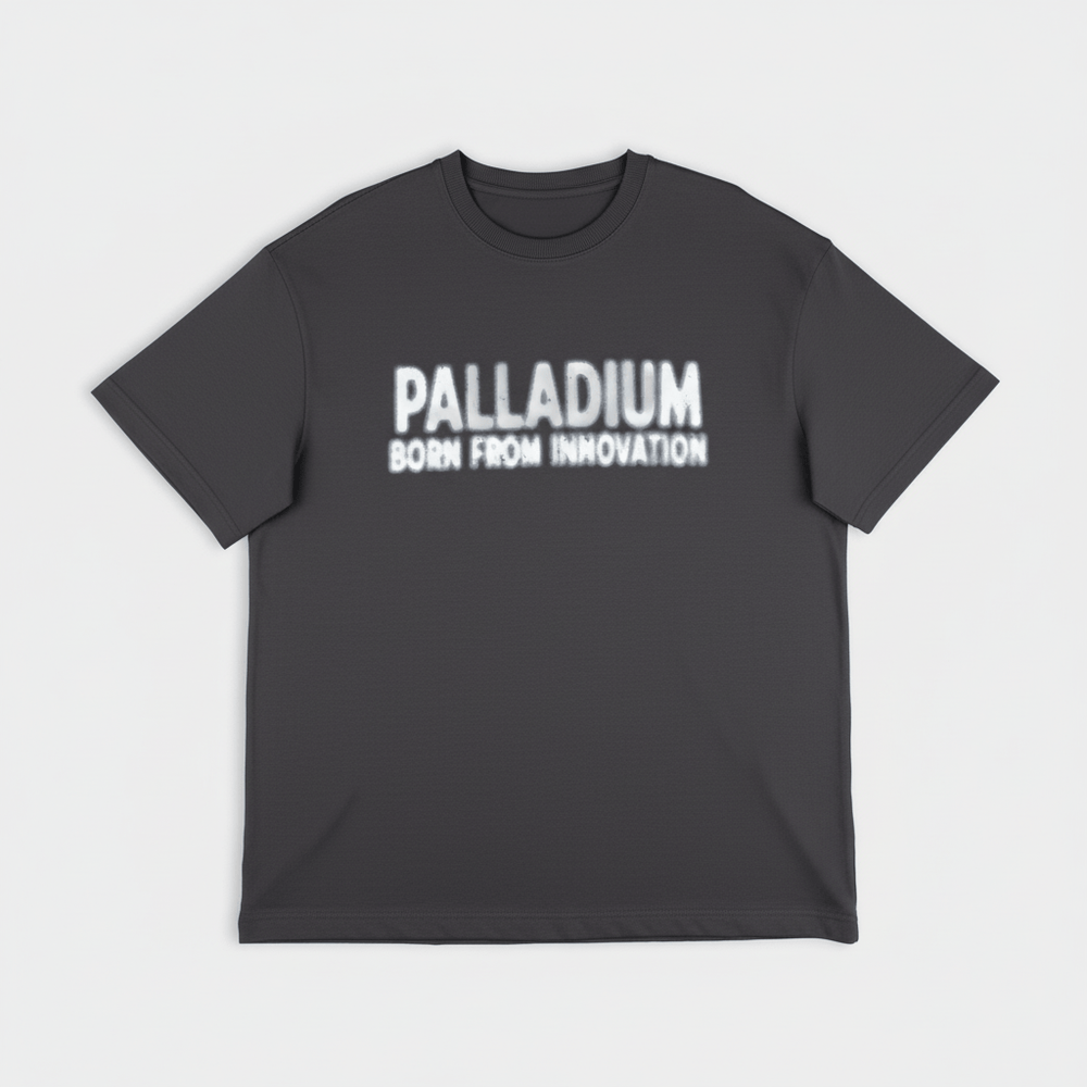 Palladium Mens Born From Innovation T-Shirt In Charcoal