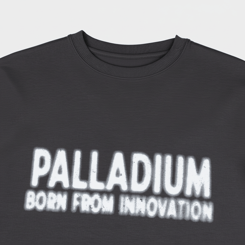Palladium Mens Born From Innovation T-Shirt In Charcoal