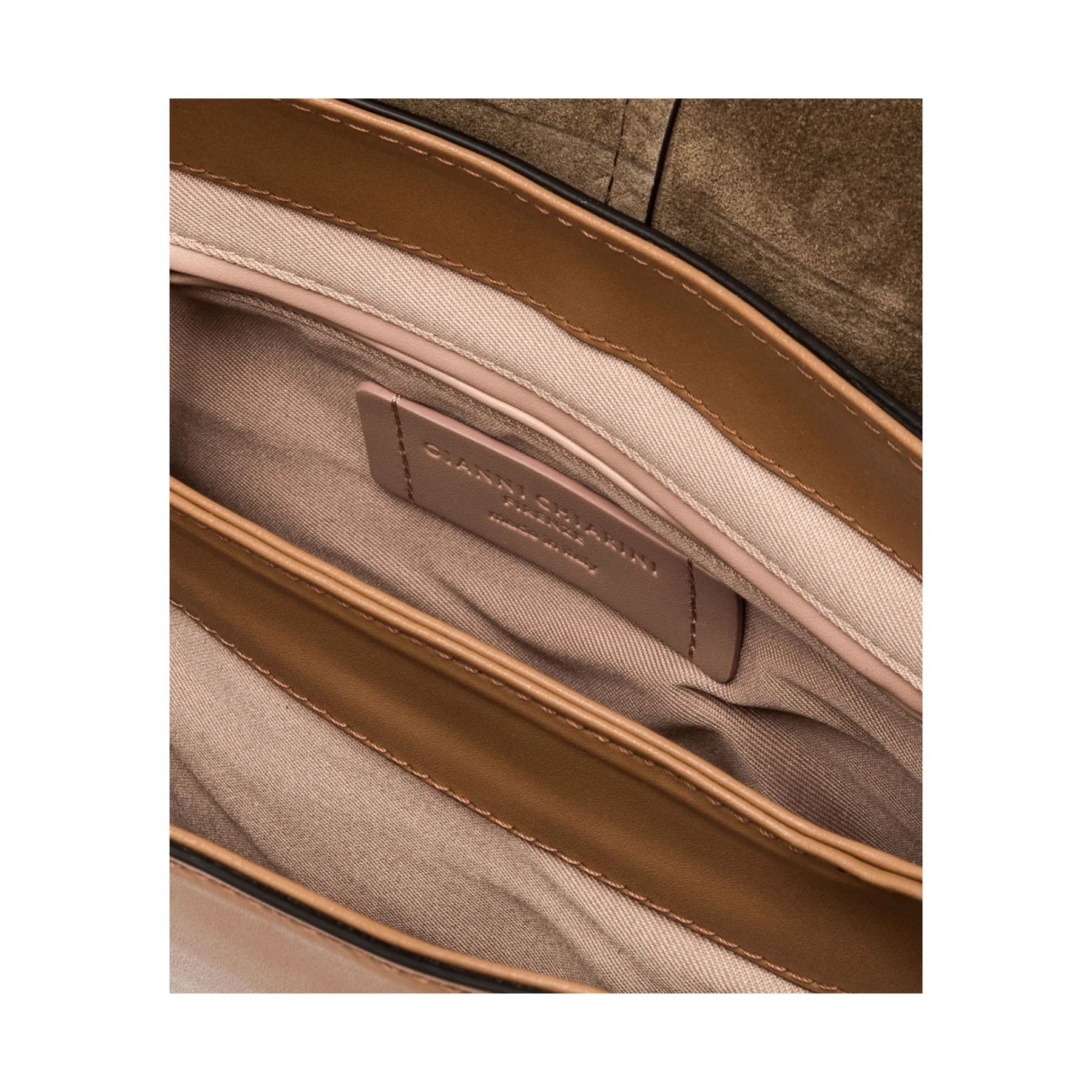 Gianni Chiarini 0848 Prck-Thr Leather Bag Tan