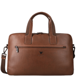 Brando James 15" Slimline Laptop Bag In Brown