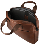 Brando James 15" Slimline Laptop Bag In Brown