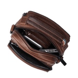 Brando James Gents Organiser with Hand In Brown