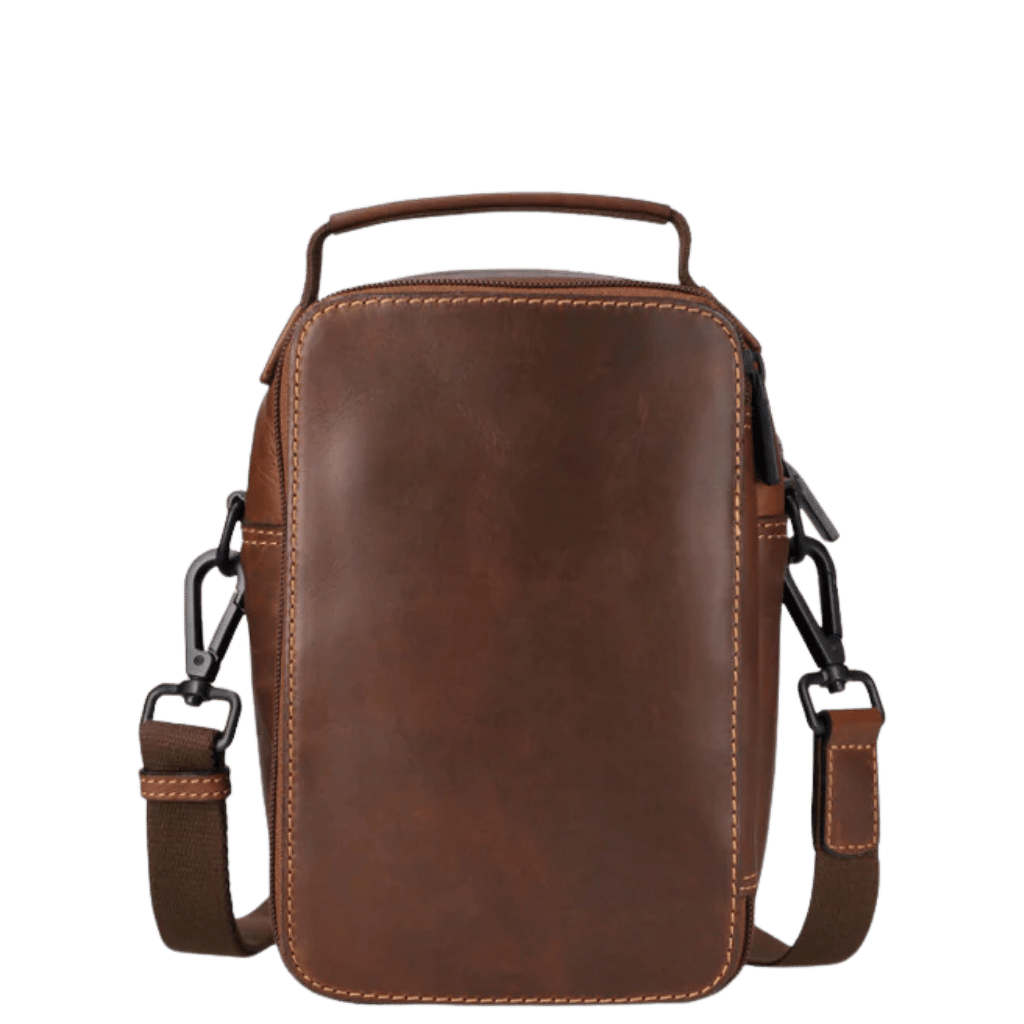 Brando James Gents Organiser with Hand In Brown