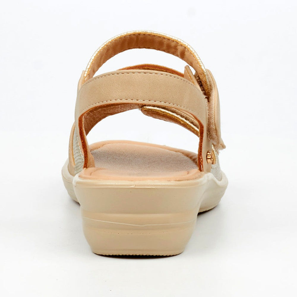 Butterfly Feet Ladies Chrissy 4 Shoes In Champagne