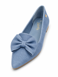 Butterfly Feet Ladies Frida 4 Flat Shoes In Navy