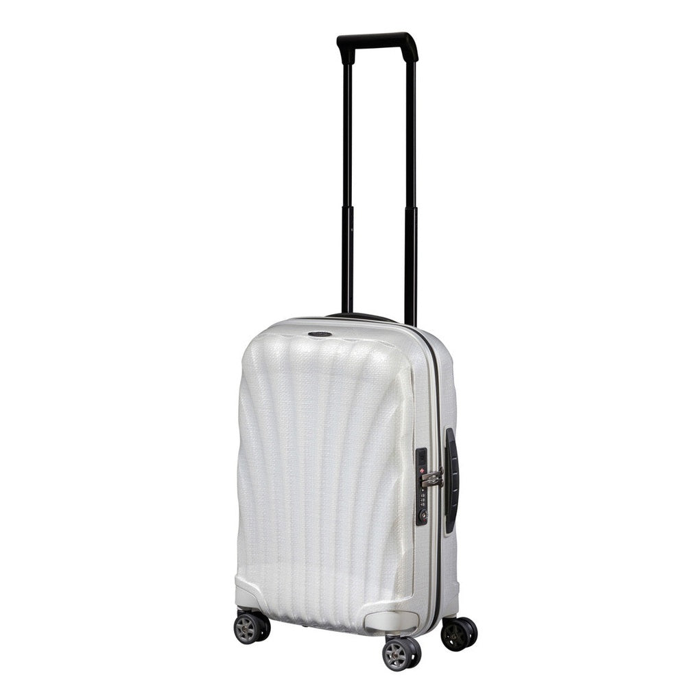 Samsonite C Lite Spinner Trolley Bag In Off White
