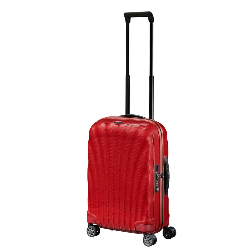 Samsonite C Lite Spinner Trolley Bag In Chili Red