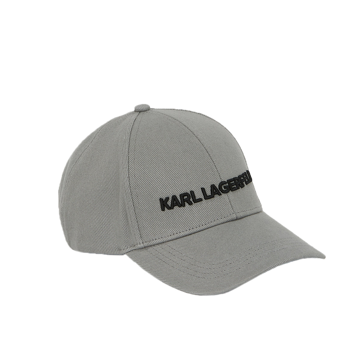 Karl Lagerfeld Monogram Essential Caps In Grey