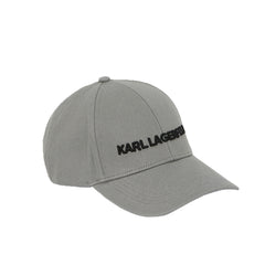 Karl Lagerfeld Monogram Essential Caps In Grey
