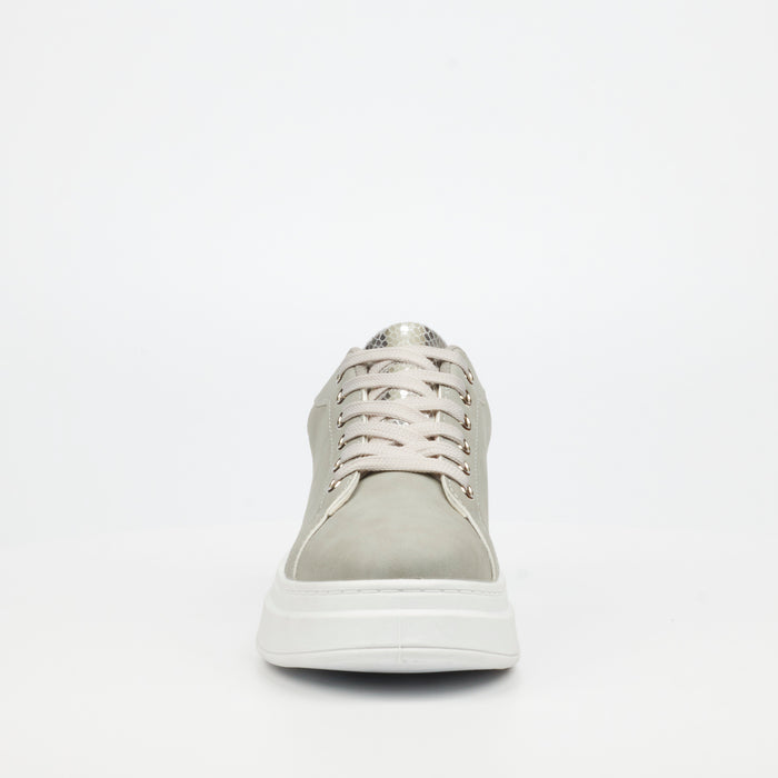 Butterfly Feet Ladies Campus 1 Shoes In Grey and Silver