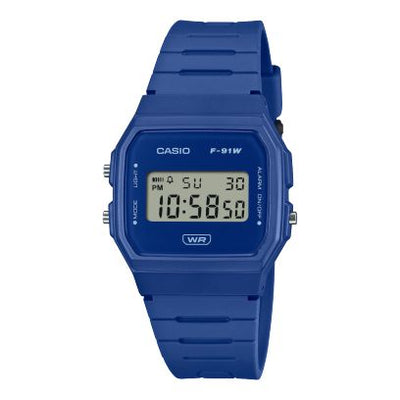 Casio Digital Resin Bio Based Band Blue Watch