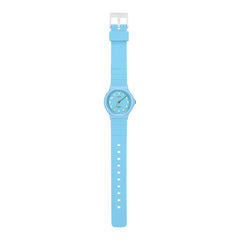 Casio Womens Analogue Small Round Watch In Blue