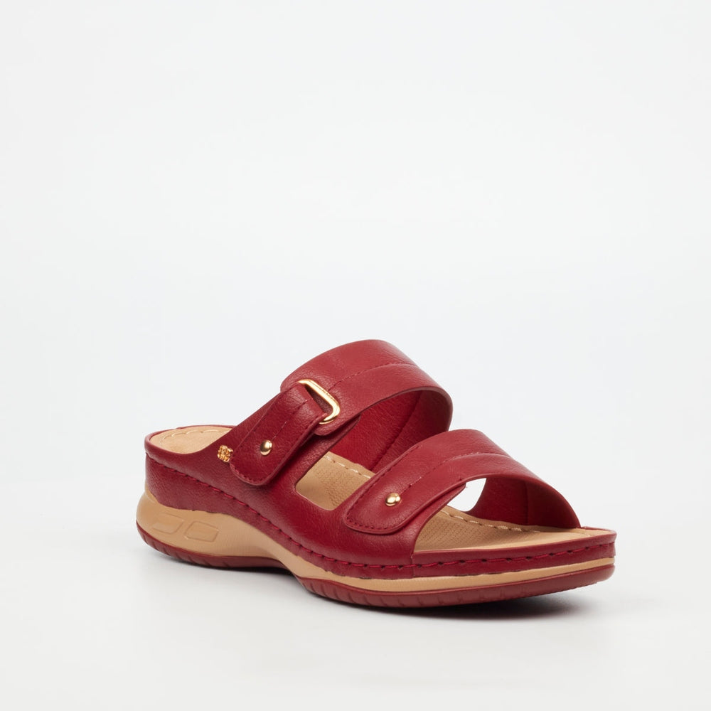 Butterfly Feet Ladies Cassidi 1 Shoes In Red