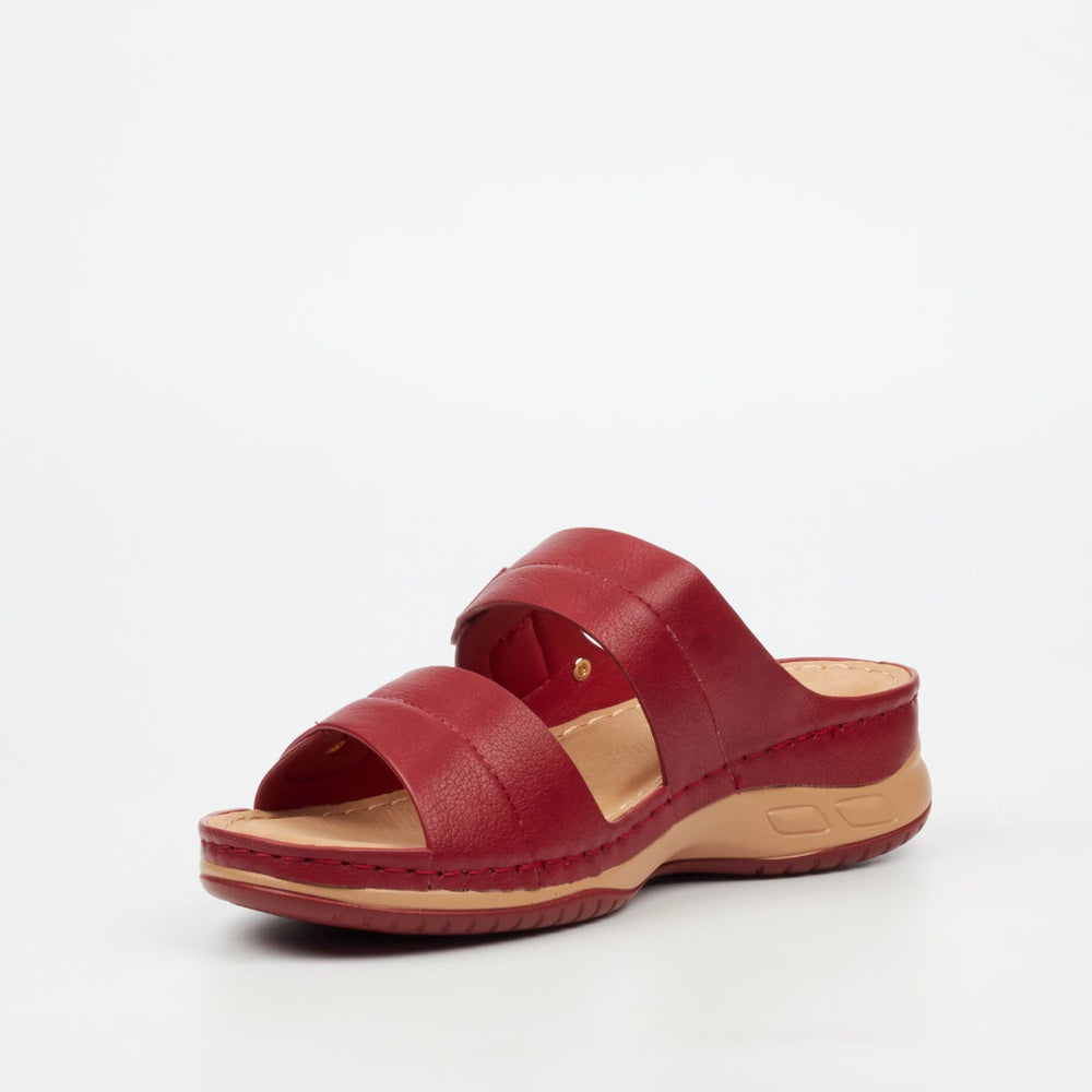 Butterfly Feet Ladies Cassidi 1 Shoes In Red