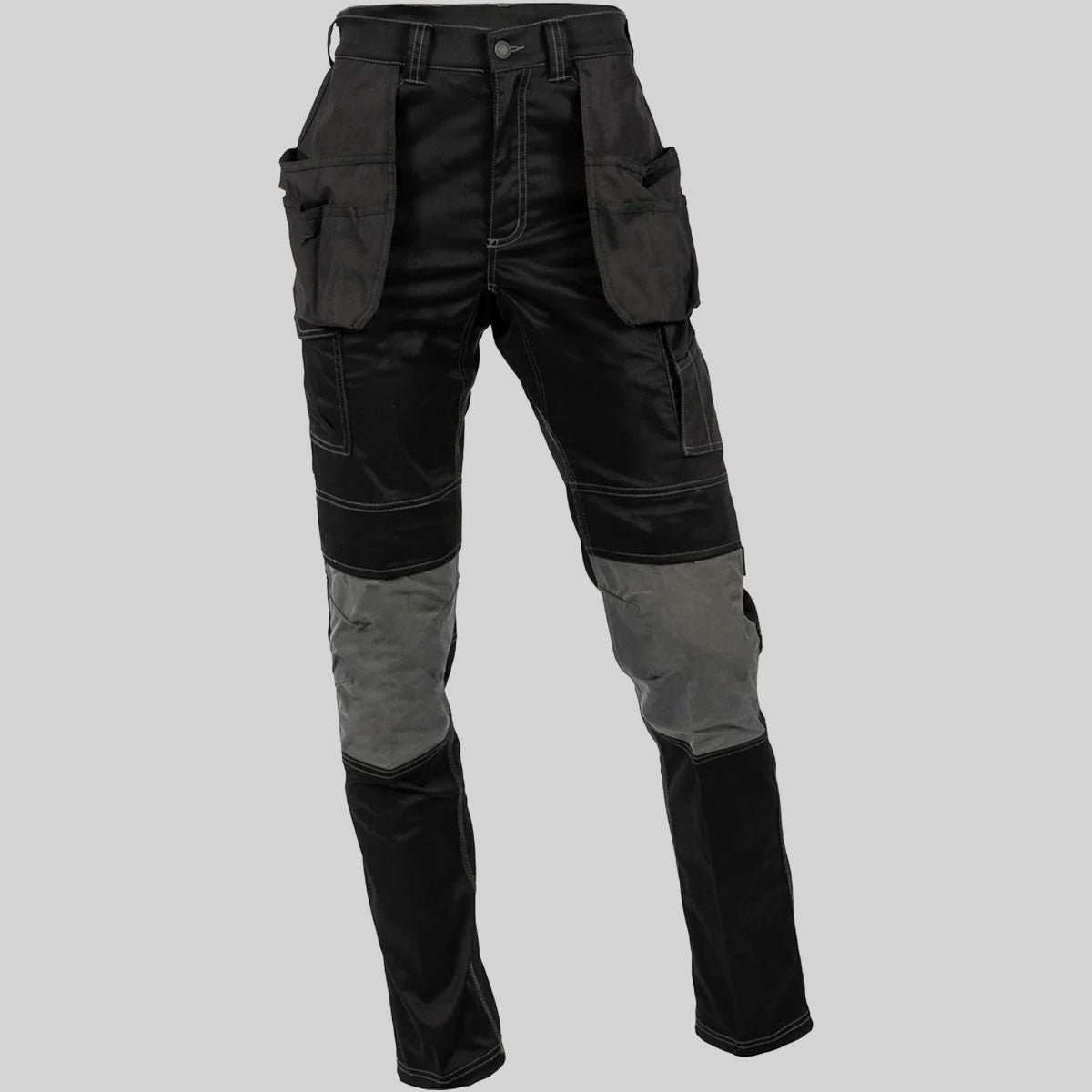 Caterpillar Mens Essential Knee Pocket Stretch Trouser In Black