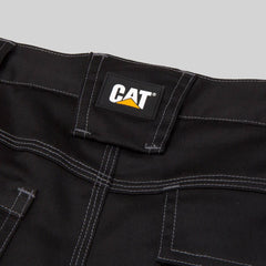 Caterpillar Mens Essential Knee Pocket Stretch Trouser In Black