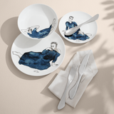 Carrol Boyes Enticing Set of 4 Dinner Plates