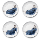 Carrol Boyes Enticing Set of 4 Dinner Plates