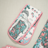 Carrol Boyes Oven Glove Mono Strength In Pink Multi
