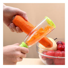 Creative Cooking No Mess Peeler In Green