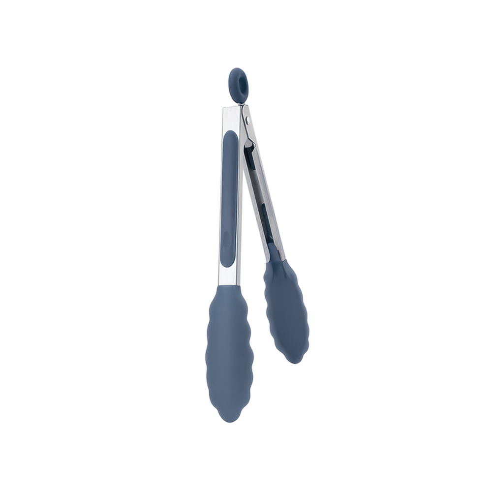 Creative Cooking Large Silicone Tongs In Grey