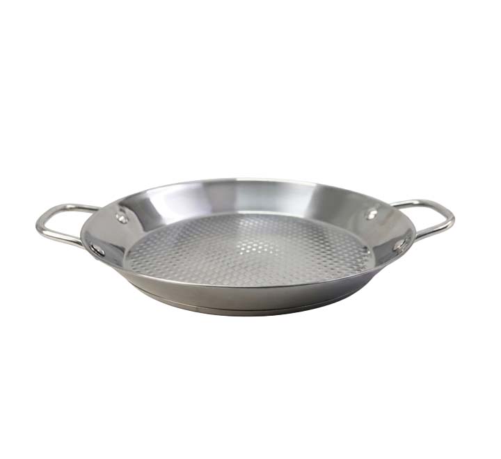 Dusseldorf Stainless Steel Paella Pan In Silver