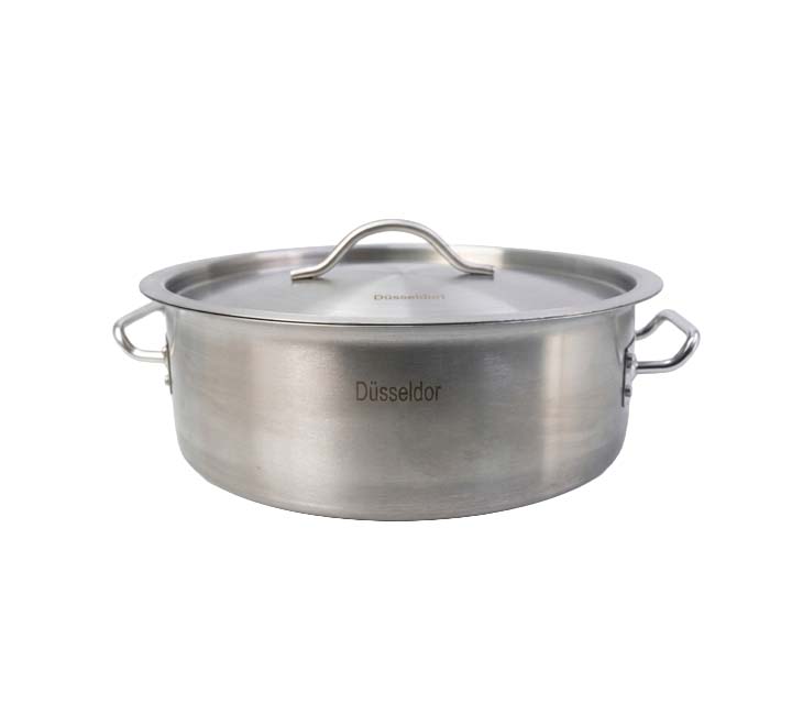 Dusseldorf Low Body Mid Stainless Pot In Silver