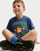 Nike Kiddies Boys Chalky Boxy Ball Tee T-Shirts In Navy