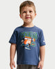Nike Kiddies Boys Chalky Boxy Ball Tee T-Shirts In Navy