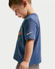 Nike Kiddies Boys Chalky Boxy Ball Tee T-Shirts In Navy