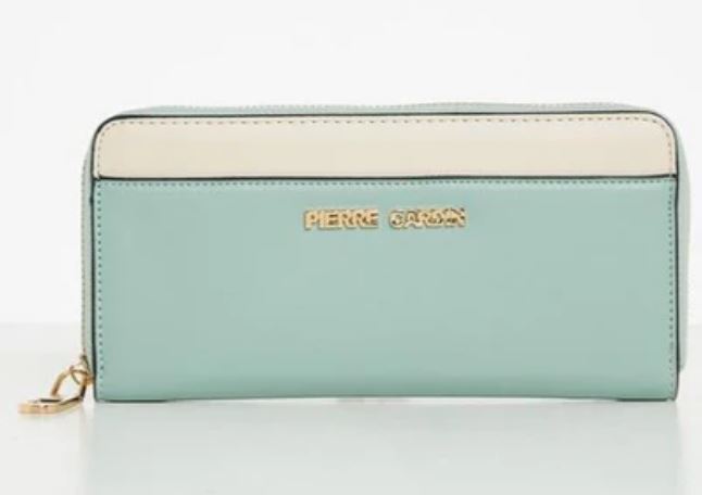 Pierre Cardin Charlie Zip Around Purse In Cream