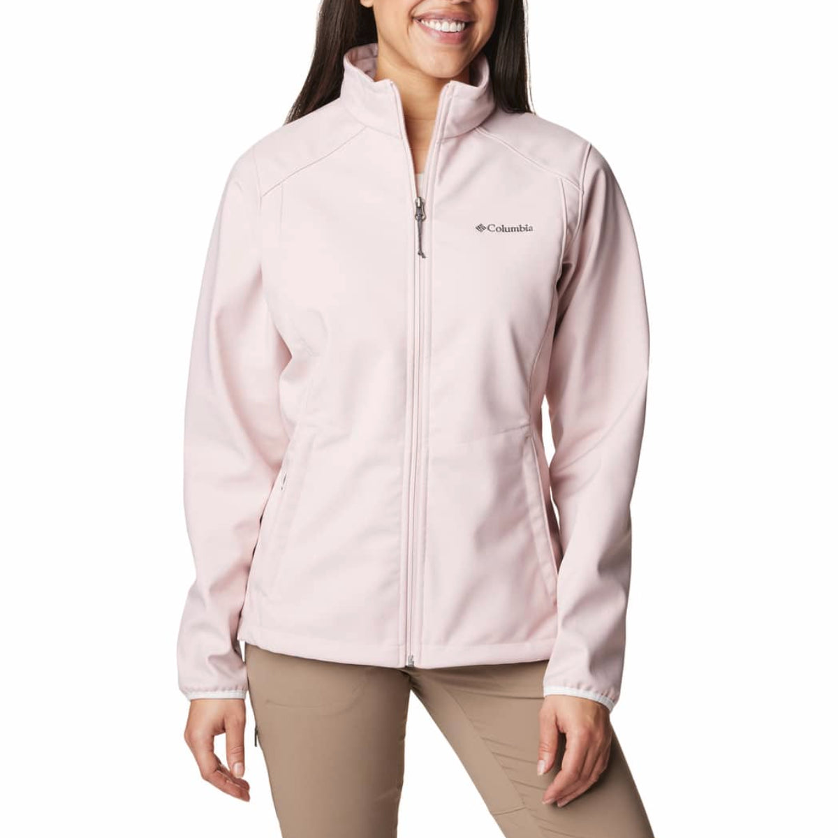 Columbia Womens Keuser Ridge Ii Softshell Jacket In Dusty Pink