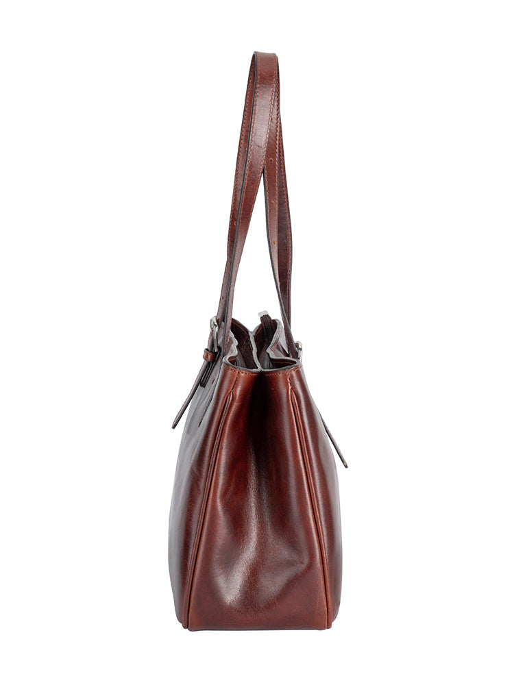 Cellini Diva Havana Shopper Bag In Brown