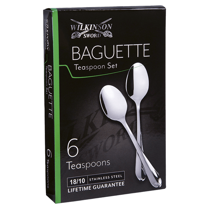 Wilkinson Sword Baguette 6 Piece Teaspoon Set