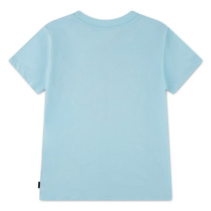 Converse Girls Sneaker Graphic T-Shirt In Light Blue
