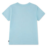 Converse Girls Sneaker Graphic T-Shirt In Light Blue