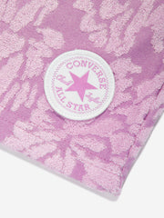 Converse Girls Floral Jacquard Shorts In Grape