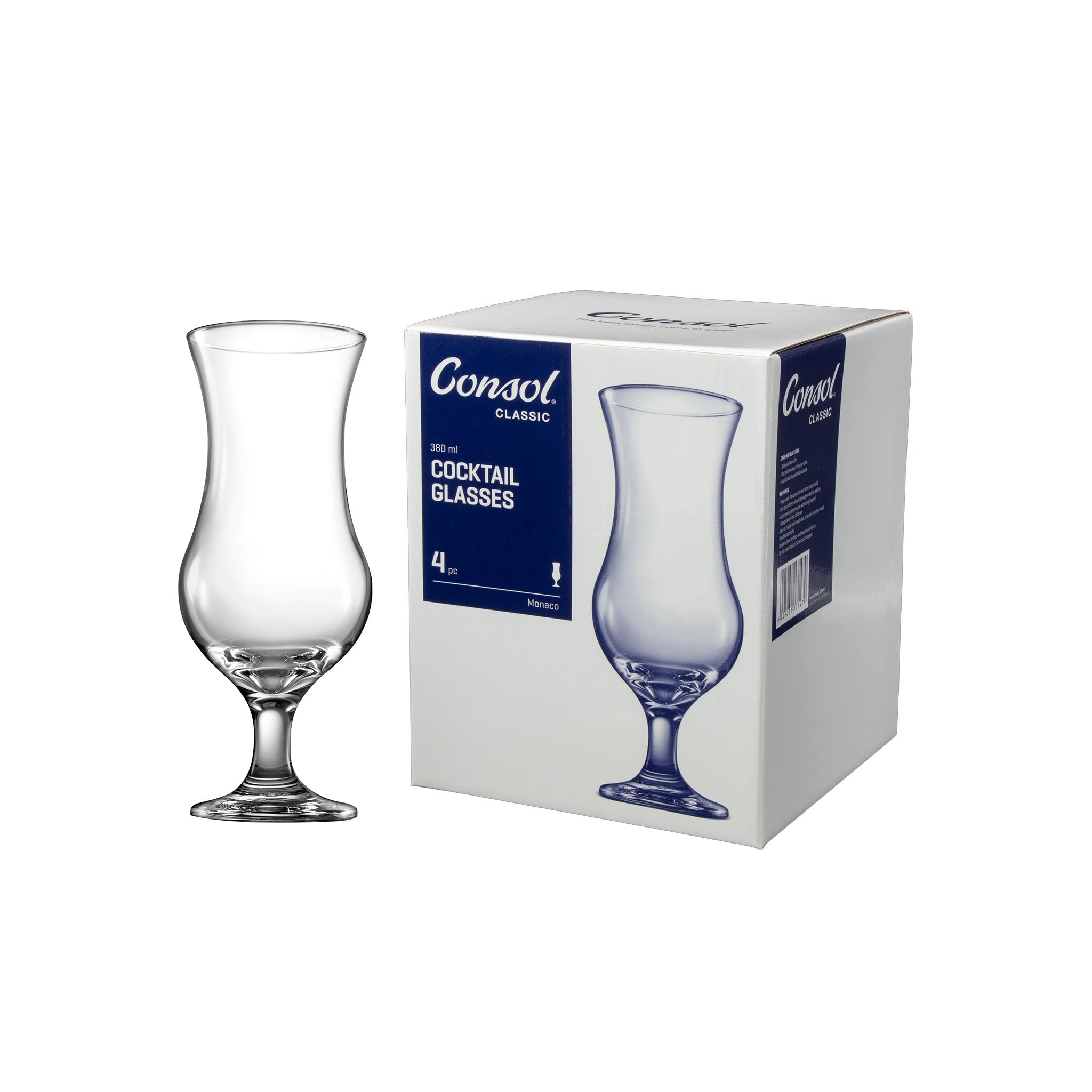 Consol Monaco 4 Pack Cocktail Glasses