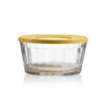 Nadir Americano Large Bowl with Plastic Lid In Yellow