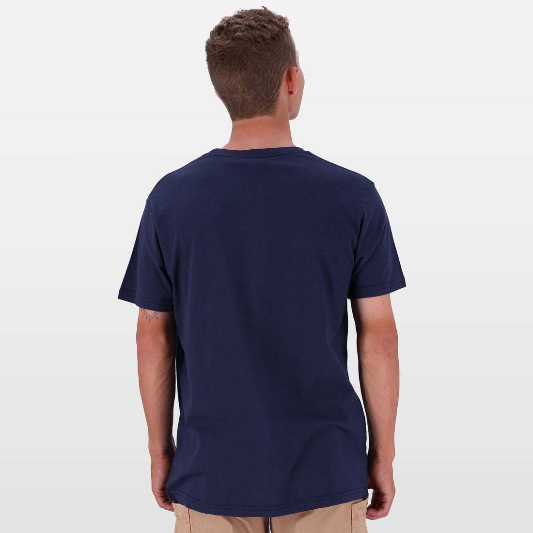 Salomon Mens Core Logo Short Sleeves T-Shirts In Blue Nights