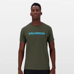 Salomon Sml8909 Mens Core Logo Ss Tee Grape Leaf