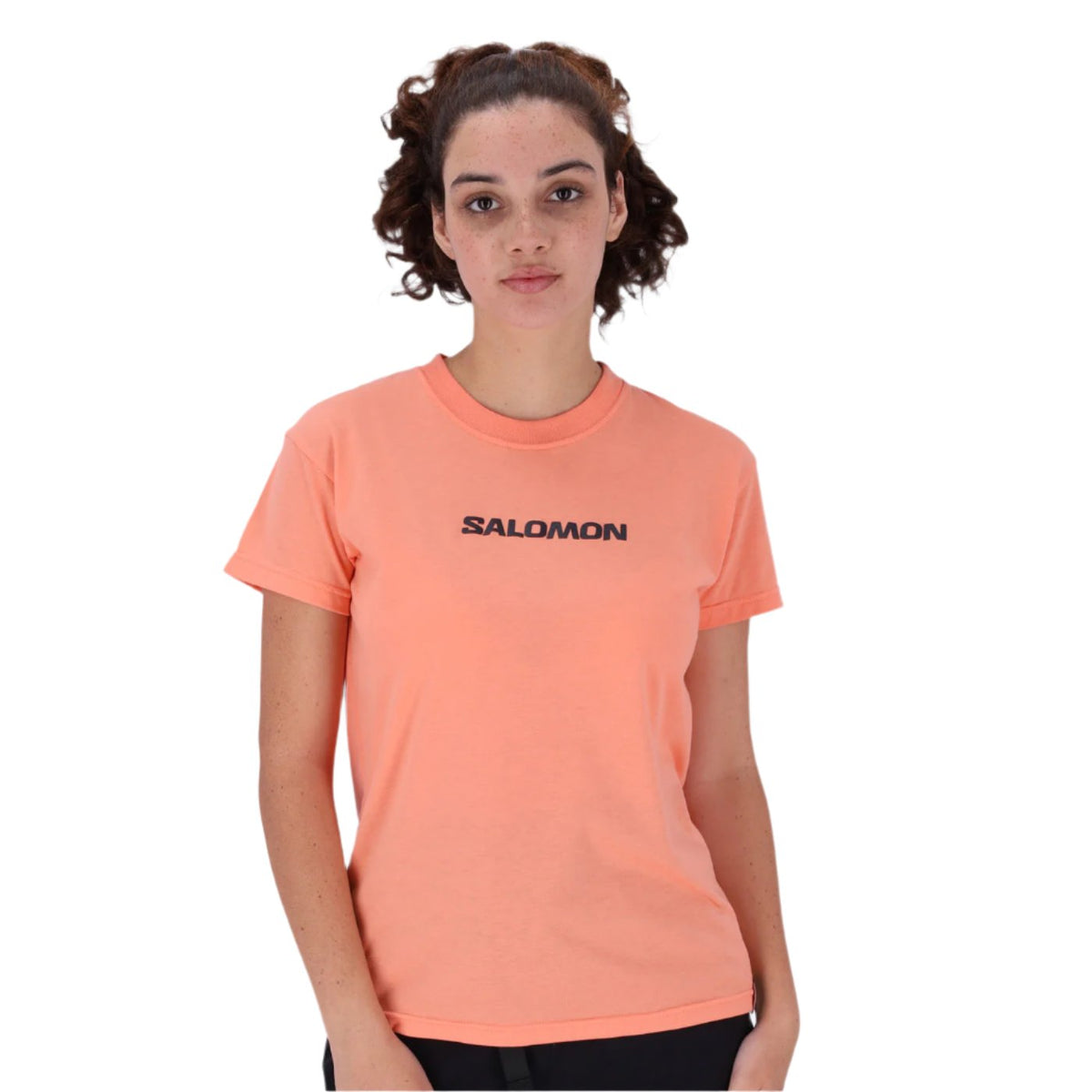 Salomon Sll8970 Womens Core Logo Ss Tee Peach