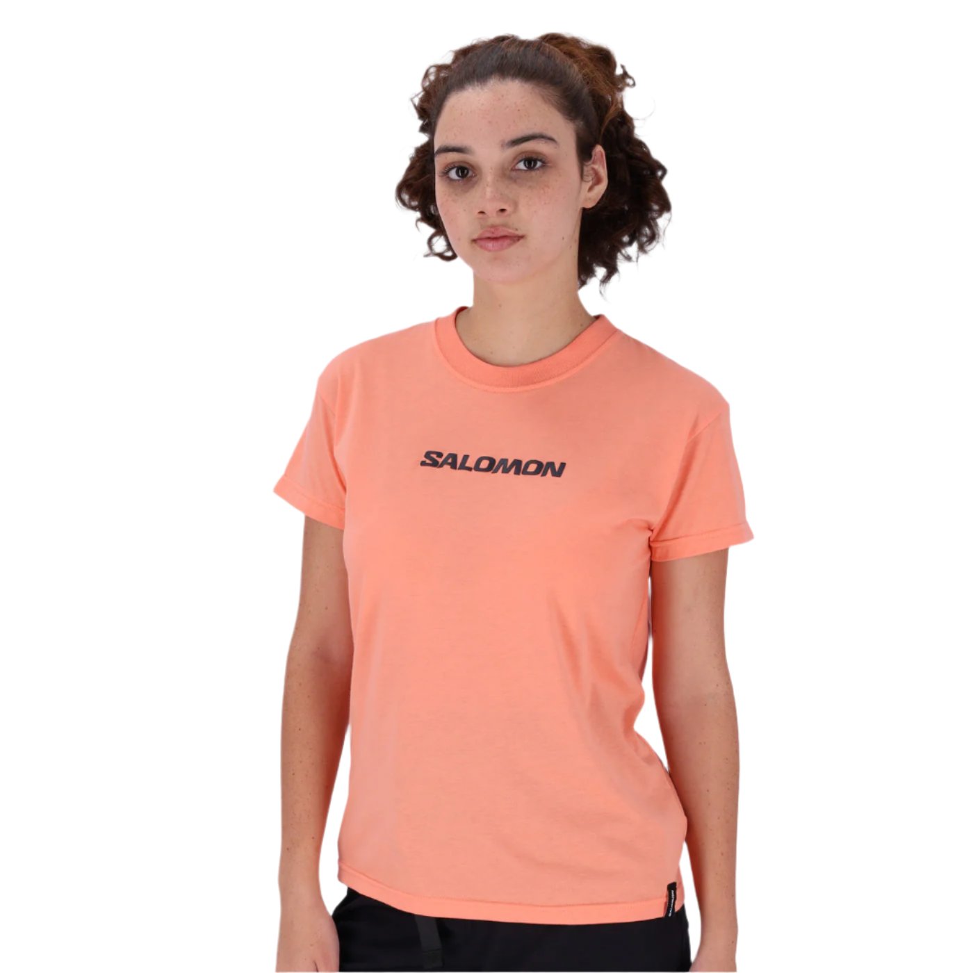 Salomon Sll8970 Womens Core Logo Ss Tee Peach